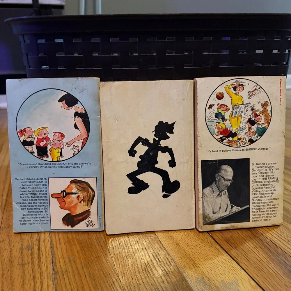 Vtg Bundle 2 Family Circus Cartoon Books 1 Beetle Bailey Book 1975 74‎ 83
